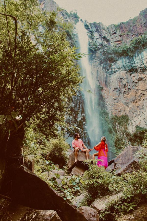 Chalé Estância Cachoeira do Avencal Urubici Exterior foto